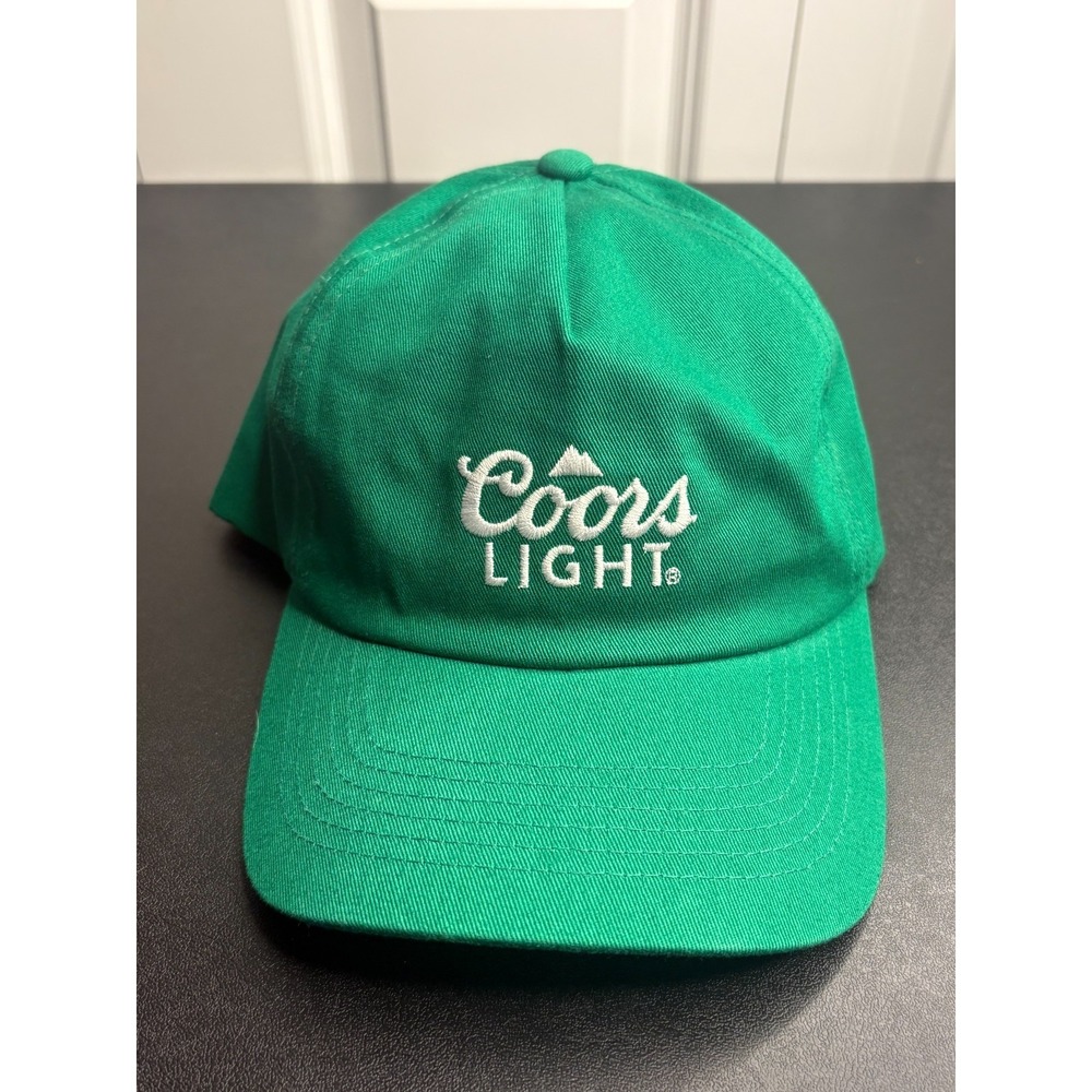 Coors Light Green Hat Shamrock St Patrick's Day Adjustable Cotton Baseball Cap
